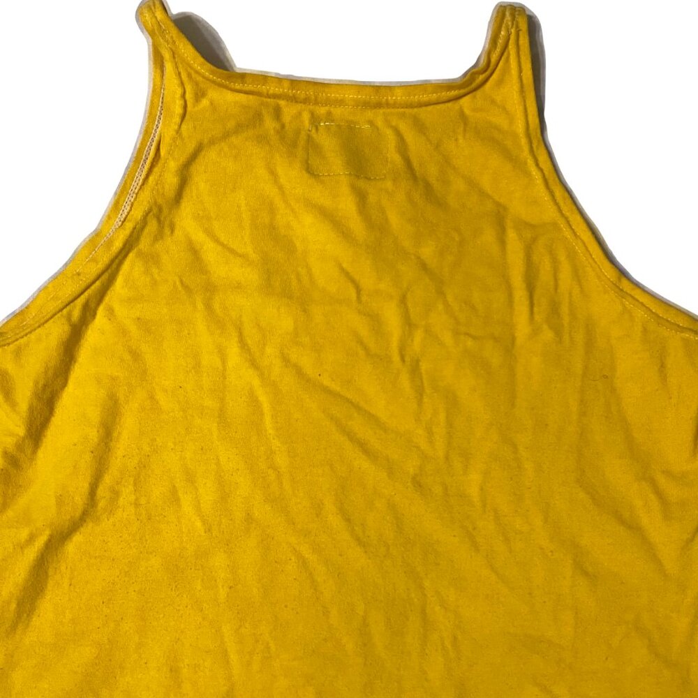 Deadstock Y2K Vintage Tommy Jeans Yellow Tank Top (Reworked) - Picture 3 of 9